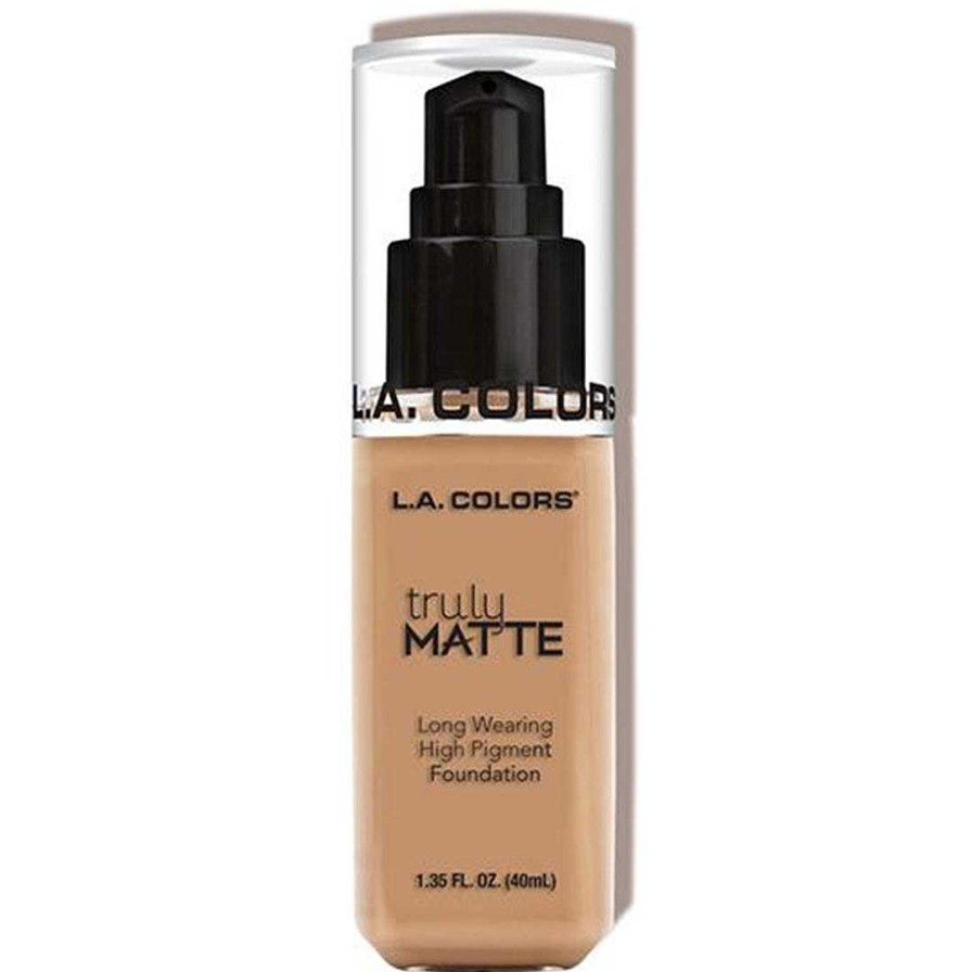 L.A. Colors Bases | Base Truly Matte - Soft Beige - L.A. Colors - Venta Al Por Mayor Pack 12 Unidades (Clm354)