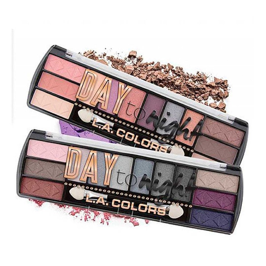 L.A. Colors Paletas | Sombras Para Dia Y Noche L.A. Colors - Venta Al Por Mayor Display 144 Unidades (Cad73.1)