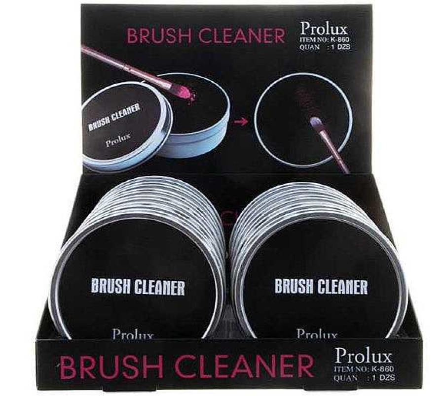 Prolux Accesorios | Limpiador De Brochas Prolux - Venta Al Por Mayor Display 12 Unidades (K-860)