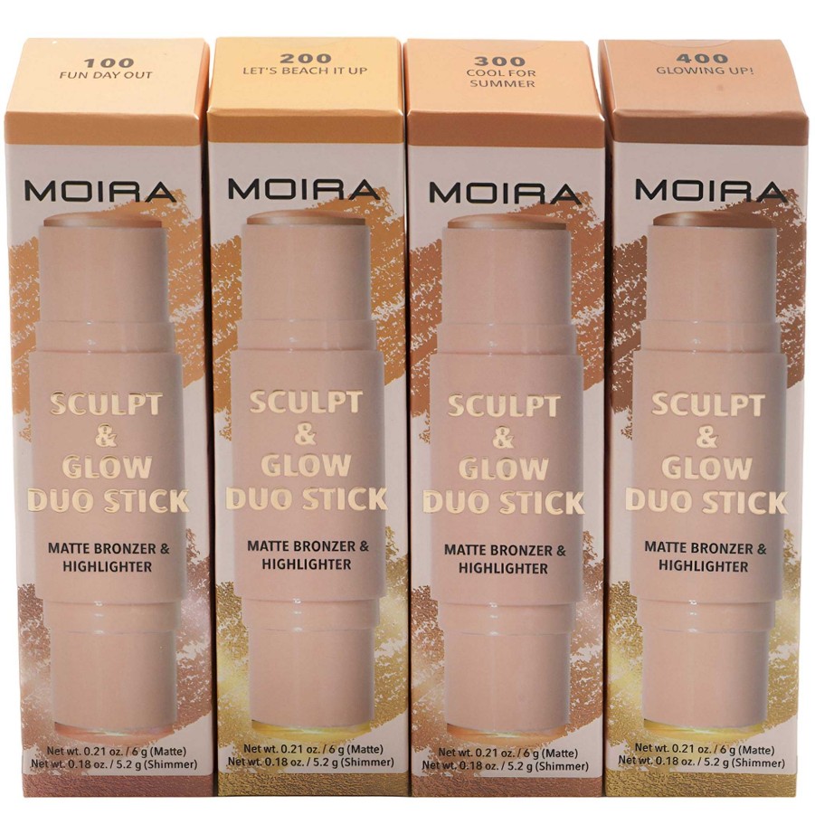 Moira Beauty Bronceador | D O Stick Sculpt & Glow Moira Beauty Surtido - Venta Al Por Mayor 4 Unidades (Sgds100-400)