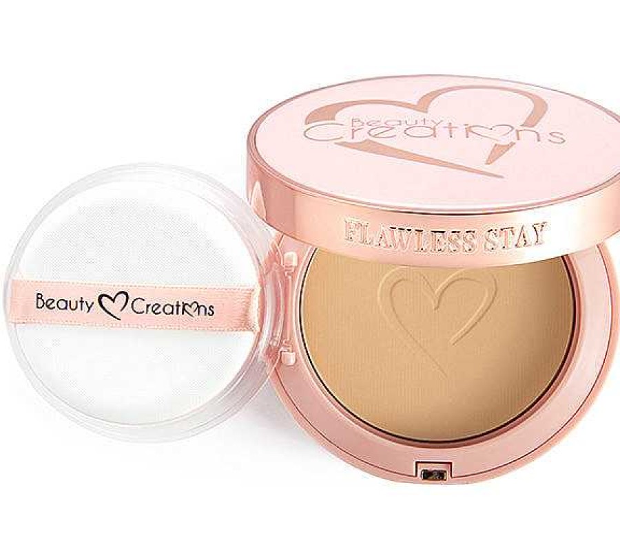 Beauty Creations Bases | Base De Maquillaje En Polvo Flawless Stay Fsp6.0 Beauty Creations - Venta Al Por Mayor Pack 12 Unidades (Fsp6.0)