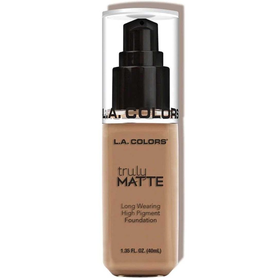 L.A. Colors Bases | Base Truly Matte Cool Beige L.A. Colors - Venta Al Por Mayor 12 Unidades (Clm359)