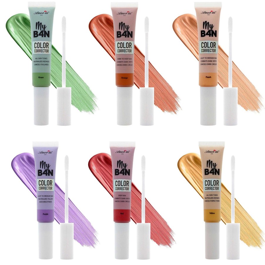 Amor Us Correctores | Corrector De Color My B4N Color Amor Us - Venta Al Por Mayor Display 36 Unidades (Co-B4Nd)