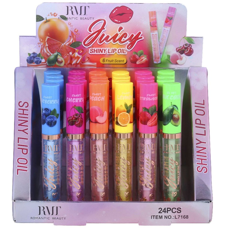 Romantic Beauty Brillos | Juicy Shiny Lip Oil Romantic Beauty - Venta Al Por Mayor Display 24 Unidades (L7168)