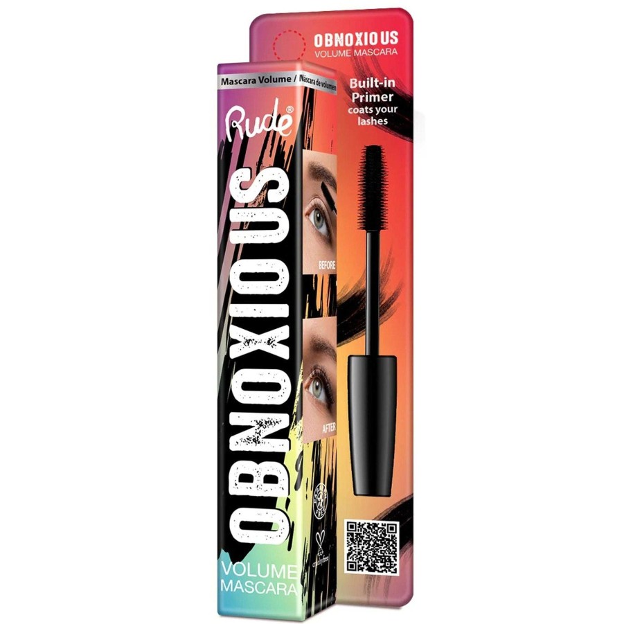 Rude Cosmetics Mascara | Mascara Obnoxious Volume Rude Cosmetics - Venta Al Por Mayor Pack 4 Unidades (Rc-65531)