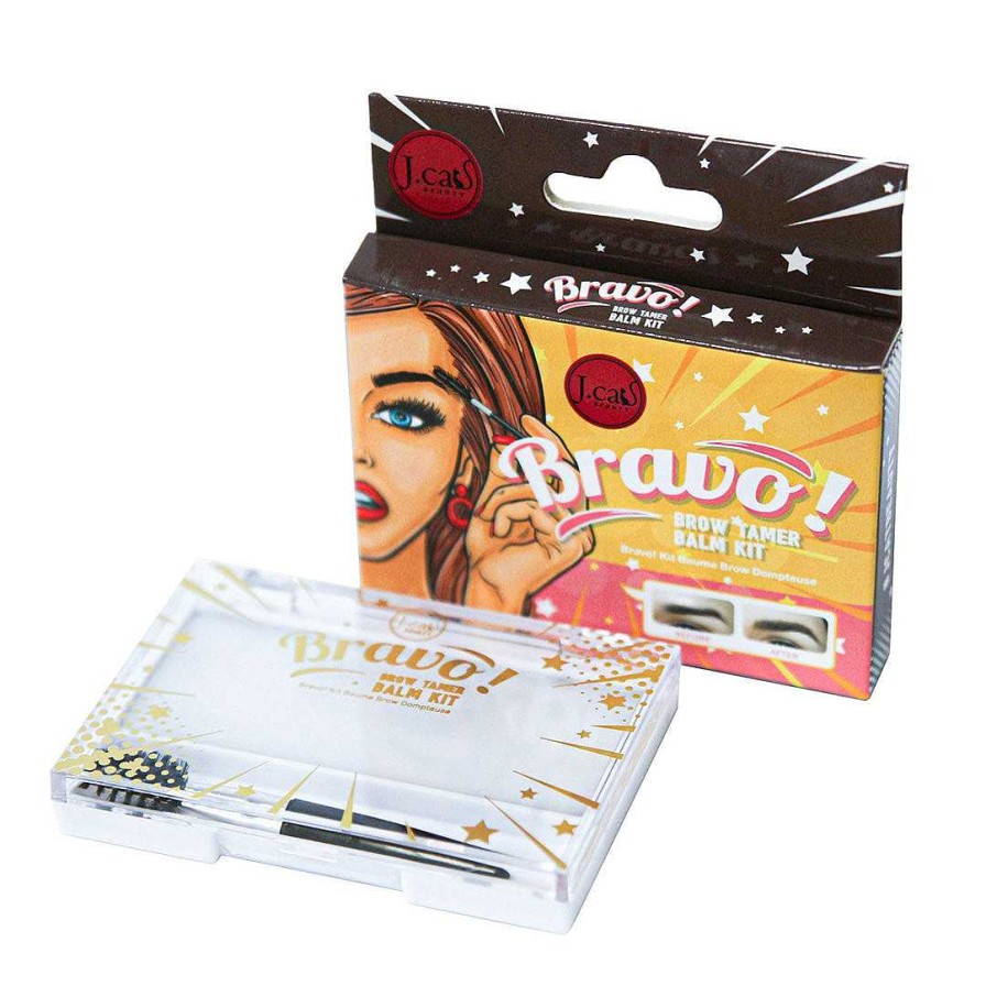 J.Cat Beauty Pesta As | Kit B Lsamo Domador De Cejas Bravo! J.Cat Beauty - Venta Al Por Mayor Pack 6 Unidades (Bbk101)