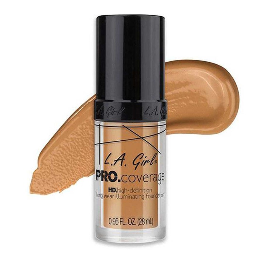 L.A. Girl Bases | Base De Larga Duraci N Pro. Coverage Hd L.A. Girl - Nude Beige - Venta Al Por Mayor 12 Unidades (Glm645)