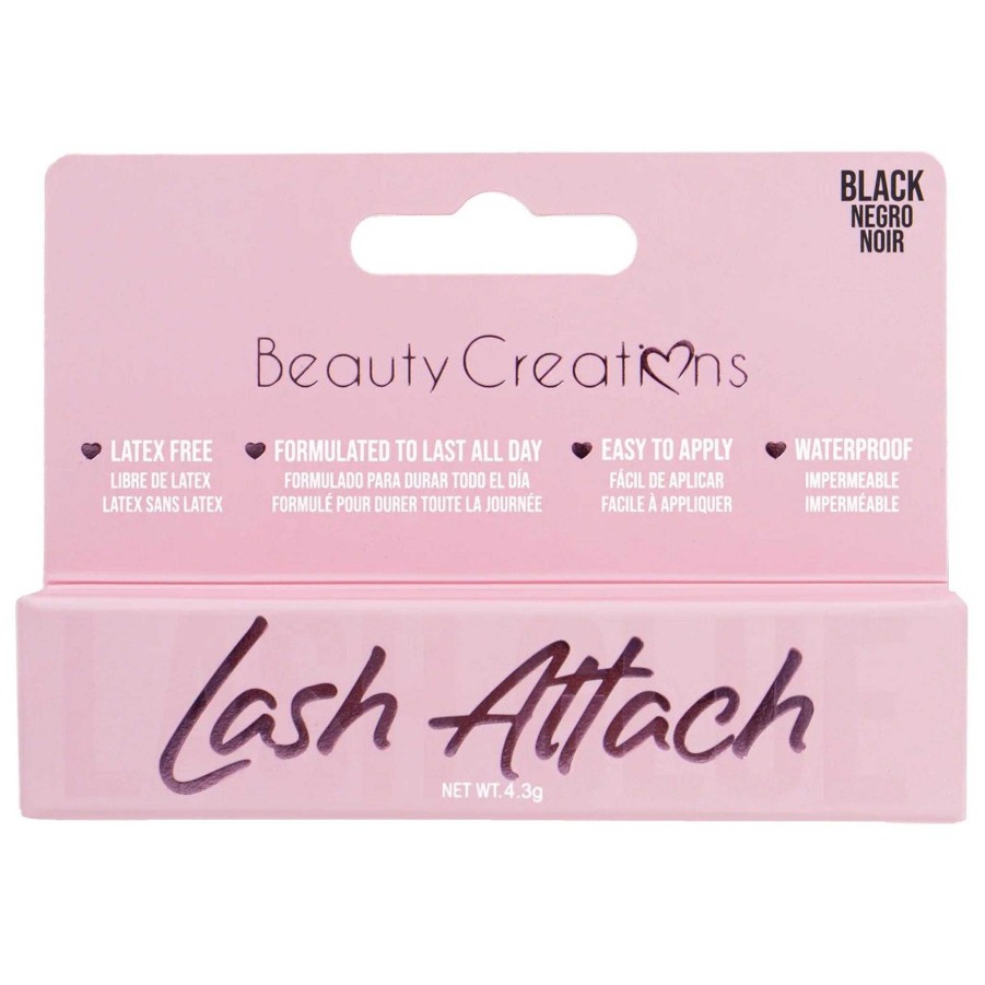 Beauty Creations Pesta As | Aplicador De Pegamento Para Pesta As Lash Attach Negro Beauty Creations - Venta Al Por Mayor 12 Unidades (Lab-Blk)