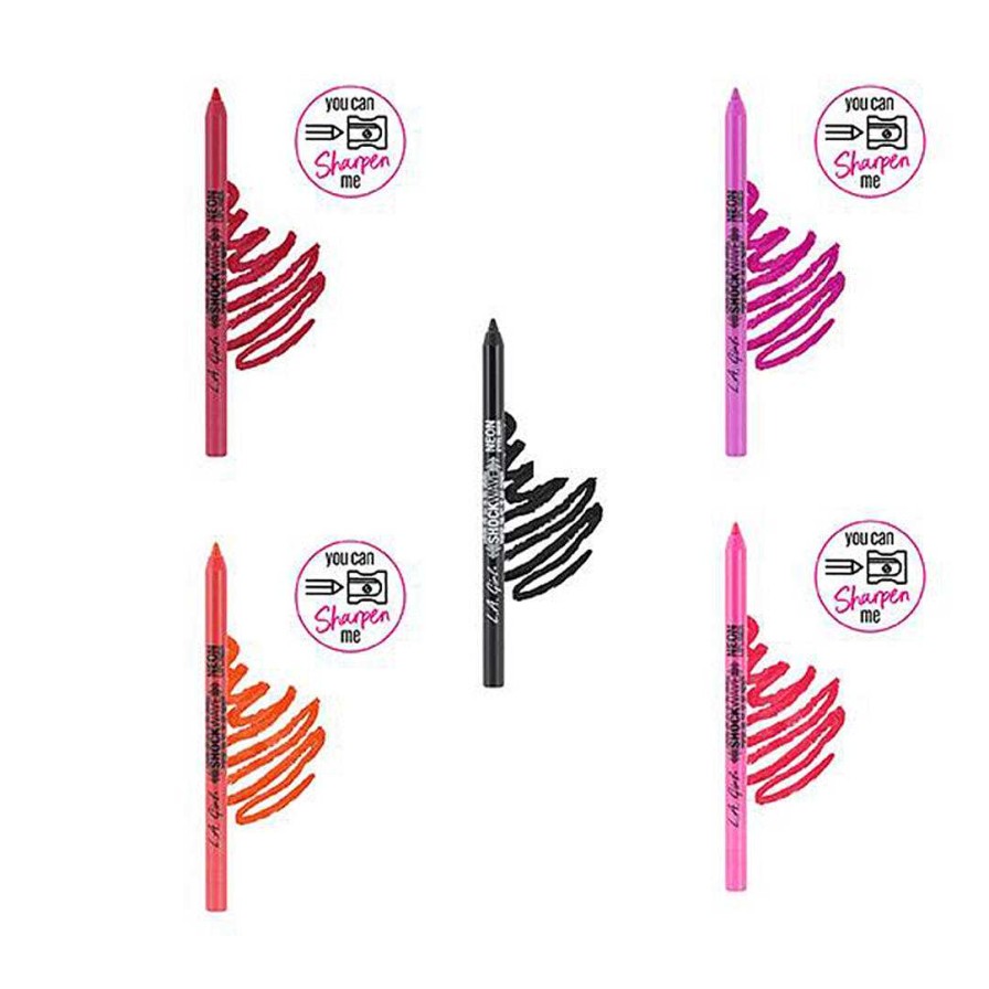 L.A. Girl Delineador De Labios | Shockwave Neon Liner L.A. Girl - Venta Al Por Mayor Surtido 10 Unidades (Gpd281-2)