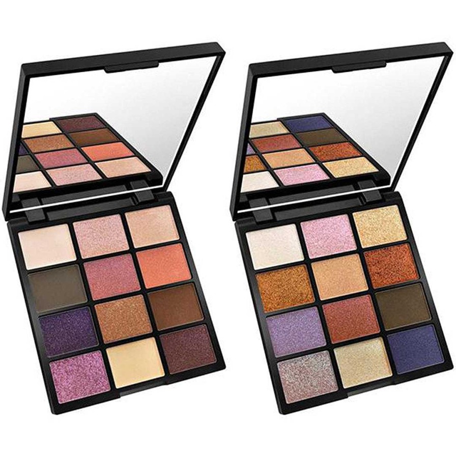 Klean Paletas | Paleta De Sombras Diamond Crush Ii Kleancolor - 12 Color - Venta Al Por Mayor Display 12 Unidades (Es742)