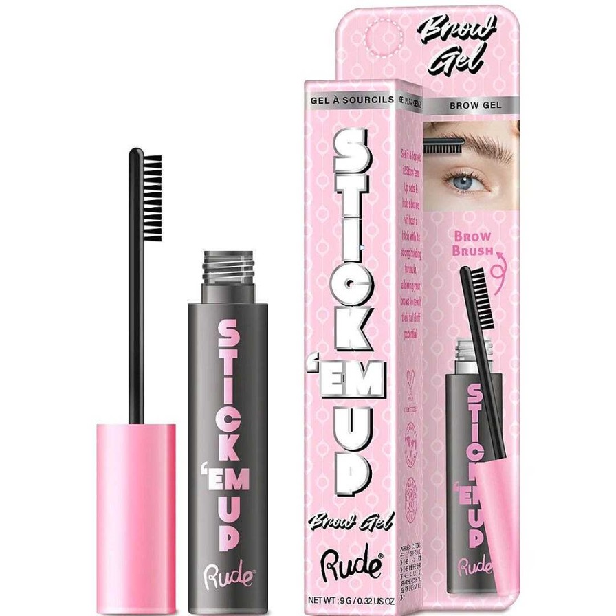 Rude Cosmetics Cejas | Gel Para Cejas Stick'Em Up Rude Cosmetics - Venta Al Por Mayor 4 Unidades (Rc-38027)