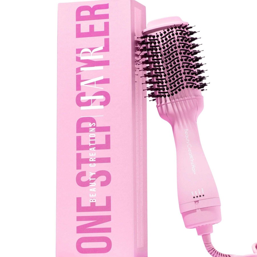 Beauty Creations Accesorios Para El Cabello | Estilizador De Cabello One Step Rosa S Lido Beauty Creations - Venta Al Por Mayor (Hoss-01)