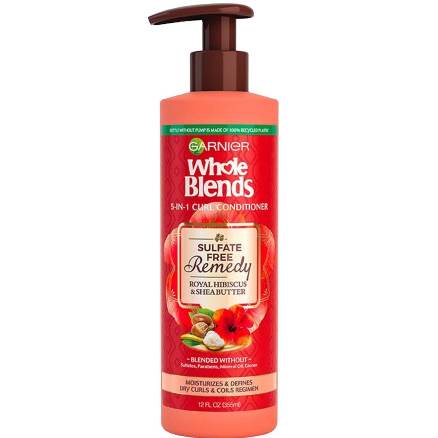 Garnier Cuidado Del Cabello | Acondicionador 5 En 1 Para Rizos Con Manteca De Karit Royal Hibiscus Garnier - Venta Al Por Mayor 6 Unidades (K49354)