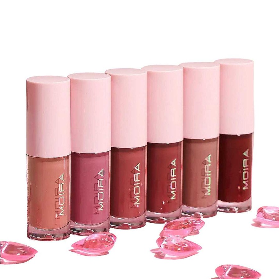 Moira Beauty Brillos | Aceite Labial Hidratante Glow Getter Surtido Moira Beauty - Venta Al Por Mayor 6 Unidades (Glo011-016)