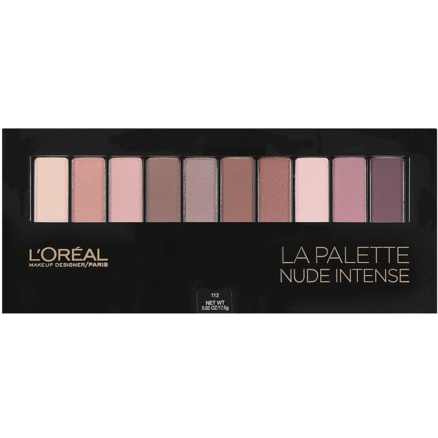 Loreal Sombras | Sombra De Ojos Color Riche La Palette - #112 Nude Intense Loreal - Venta Al Por Mayor 36 Unidades (K17856)