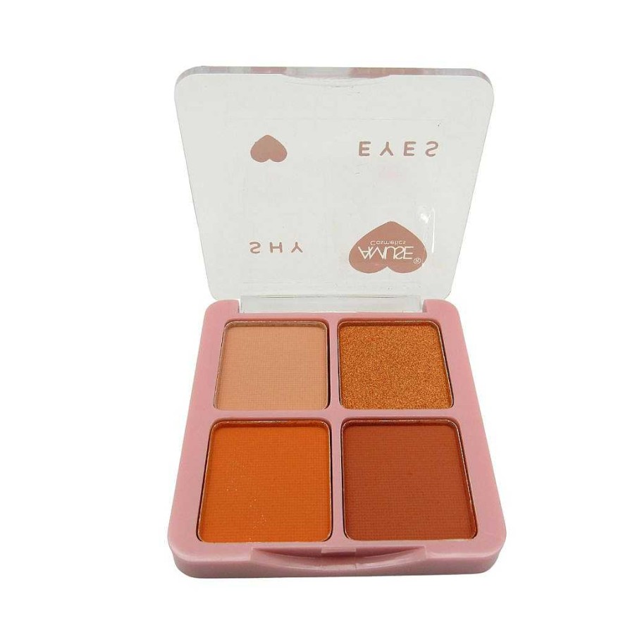 Amuse Paletas | Paleta De Sombras Shy Quad Amuse - Venta Al Por Mayor Display 24 Unidades (Fk9728Mix)