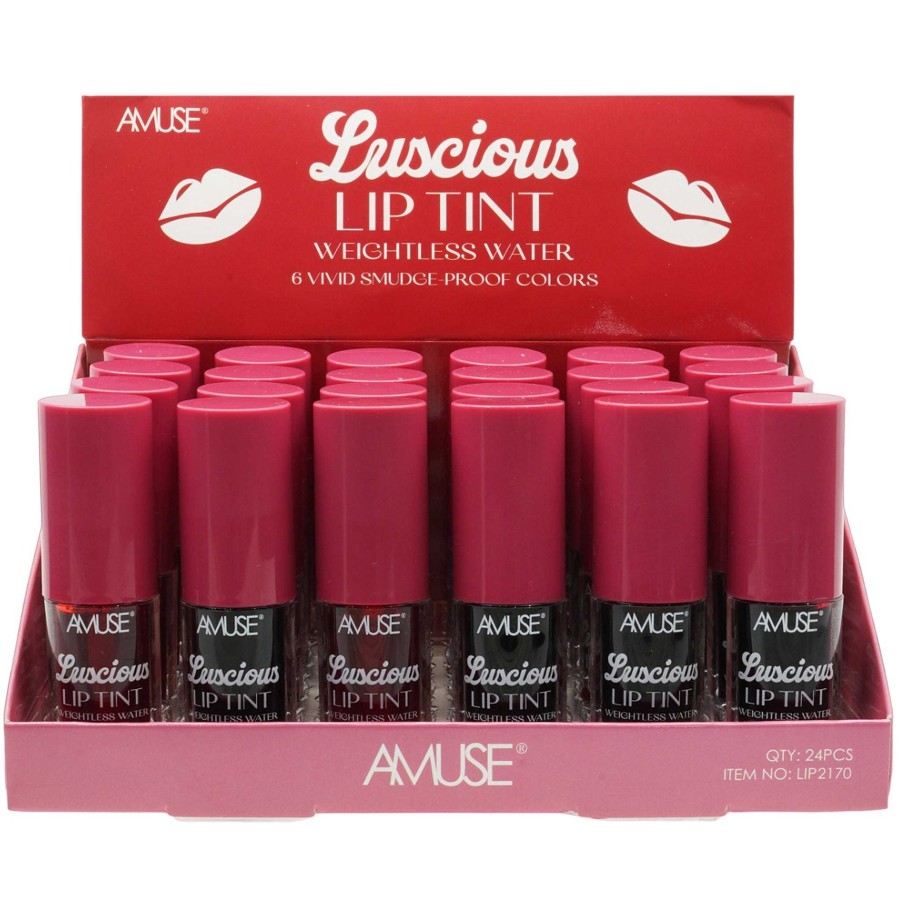 Amuse Brillos | Tinte Labial Luscious Amuse - Venta Al Por Mayor Display 24 Unidades (Lip2170)