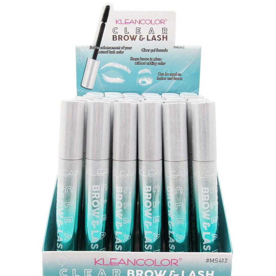 Klean Mascara | M Scara Transparente Para Cejas Y Pesta As Kleancolor - Venta Al Por Mayor Display 36 Unidades (Ms412)