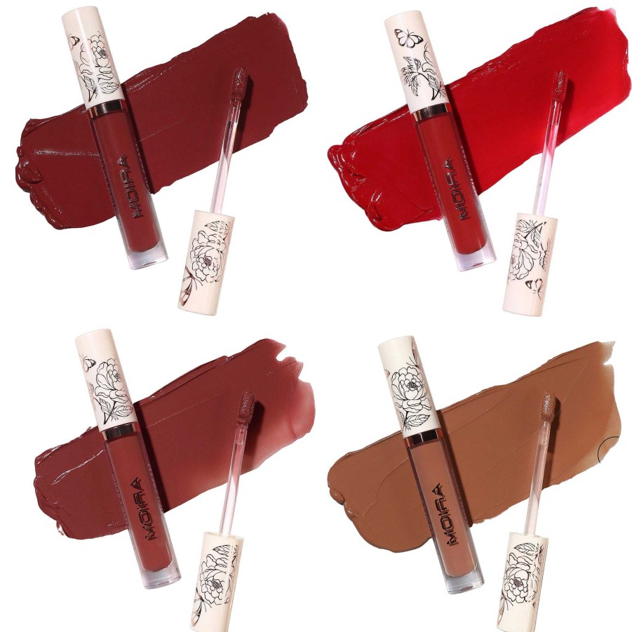 Moira Beauty Brillos | Crema Labial Plush Surtido Moira Beauty - Venta Al Por Mayor 8 Unidades (Lpcass)