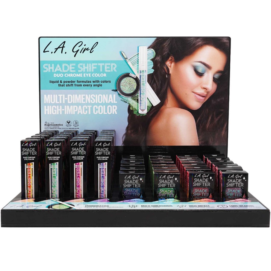 L.A. Girl Sombras | D O Color De Ojos Cromado Shade Shifter L.A. Girl - Venta Al Por Mayor Display 48 Unidades (Gpd506)