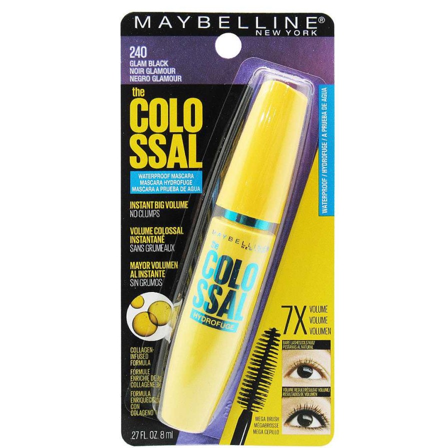 Maybelline Mascara | Volume Express The Colossal Waterproof 240 Maybelline - Venta Al Por Mayor 6 Unidades (Mv240)