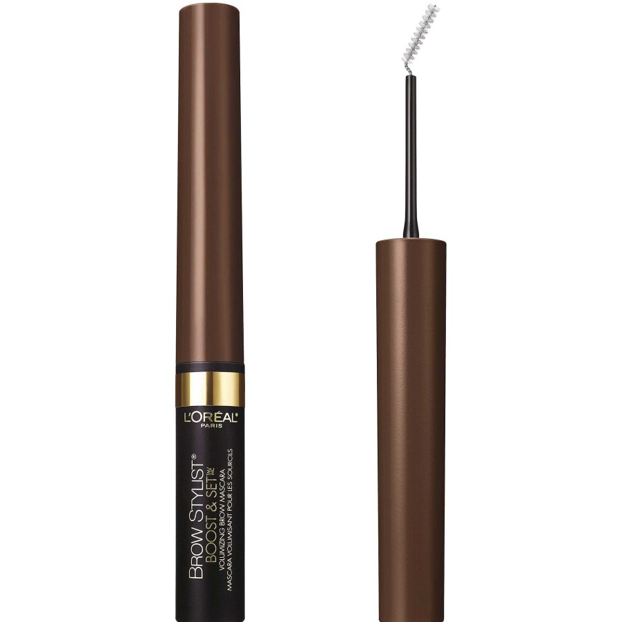 Loreal Mascara | Set M Scara Para Cejas Casta O Oscuro Y Brow Stylist Boost Loreal - Venta Al Por Mayor 72 Unidades (K25845)