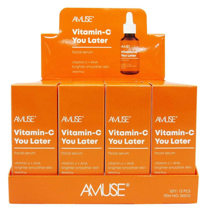 Amuse Cuidado De Piel | Suero Facial De Vitamina C You Later Amuse - Venta Al Por Mayor Display 12 Unidades (Sk010)