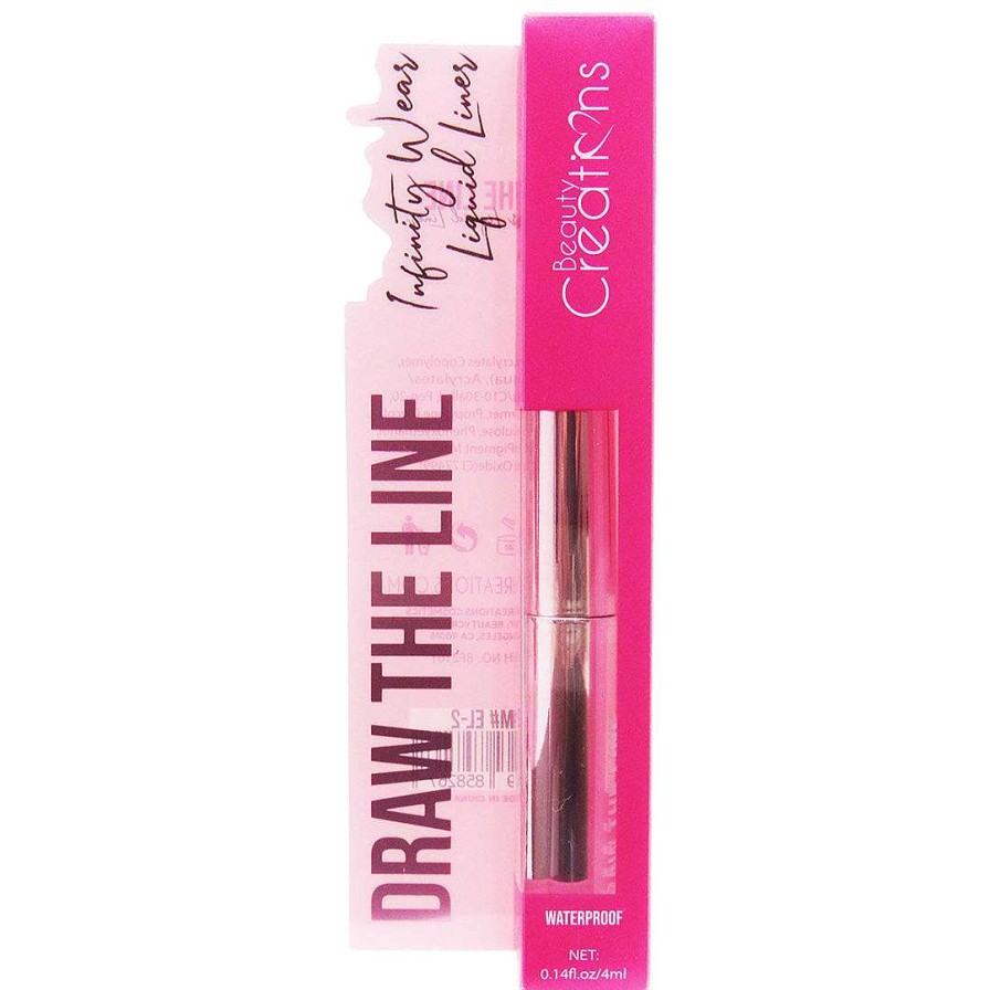 Beauty Creations Delineador De Ojos | Delineador L Quido Draw The Line Infinity Wear Beauty Creations - Venta Al Por Mayor Display 23 Unidades (El-2)