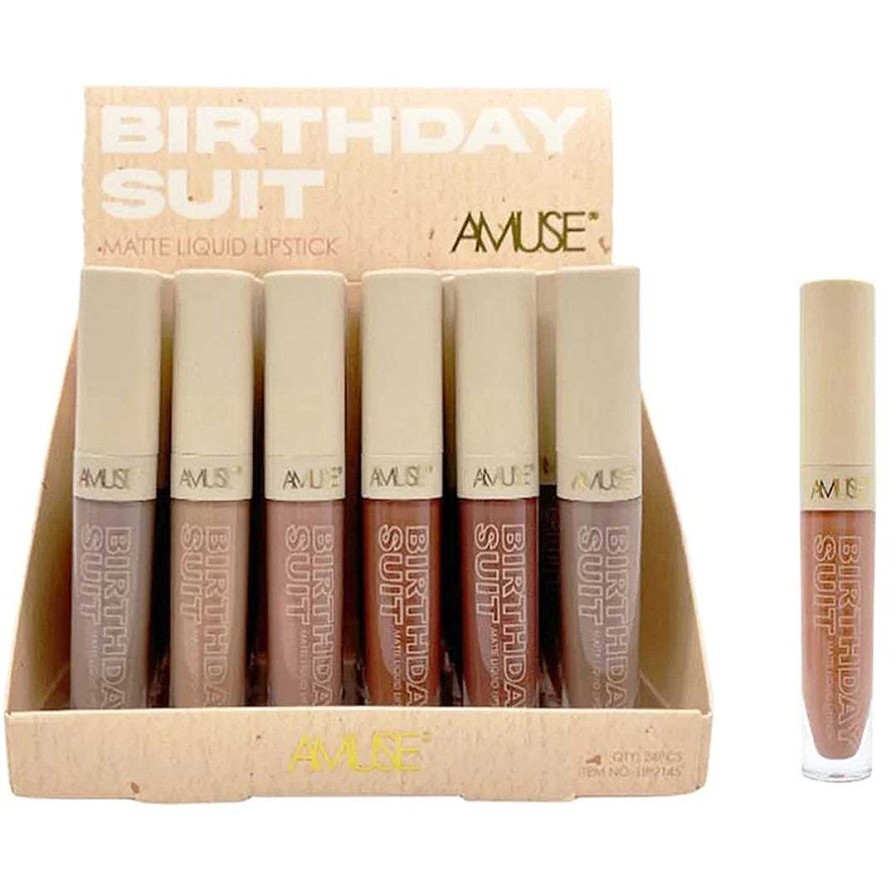 Amuse Labiales | L Piz Labial L Quido Mate Birthday Suit Amuse - Venta Al Por Mayor Display 24 Unidades (Lip2145)