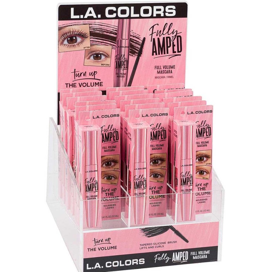 L.A. Colors Mascara | M Scara Full Amped Full Volume L.A. Colors - Venta Al Por Mayor Display 18 Unidades (Cad490)