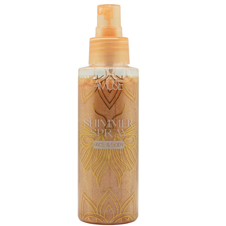 Amuse Fijadores | Spray Brillante Para Rostro Y Cuerpo Amuse - Venta Al Por Mayor Display 12 Unidades (Am631)