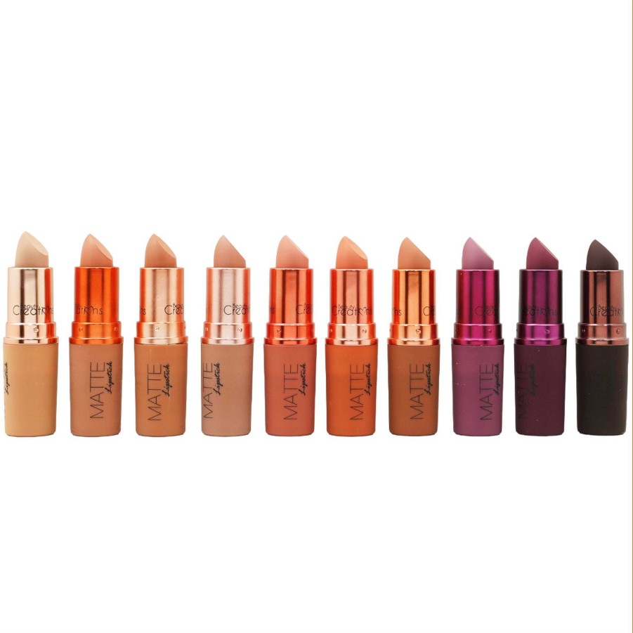 Beauty Creations Labiales | L Piz Labial Mate Beauty Creations - Venta Al Por Mayor Display 228 Unidades + 19 Tester (Dls)