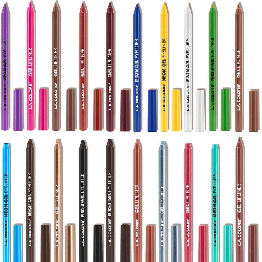 L.A. Colors Delineador De Labios | Delineador De Labios Y Ojos En Gel L.A. Colors - Venta Al Por Mayor Display 180 Unidades (Cad469)