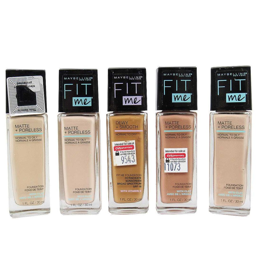 Maybelline Bases | Base De Maquillaje Fit Me Surtido Maybelline - Liquidaci N 6 Unidades (Mfitmass)