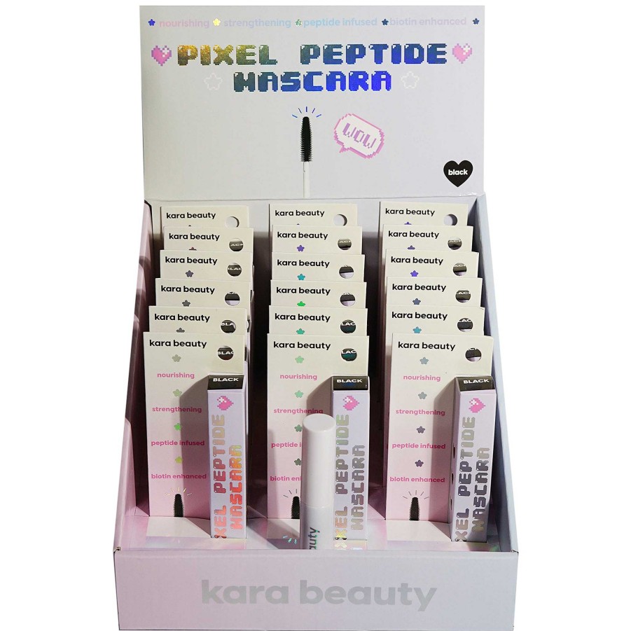 Kara Beauty Mascara | M Scara Pixel Peptide Kara Beauty - Venta Al Por Mayor Display 18 Unidades (Es1-013-1)