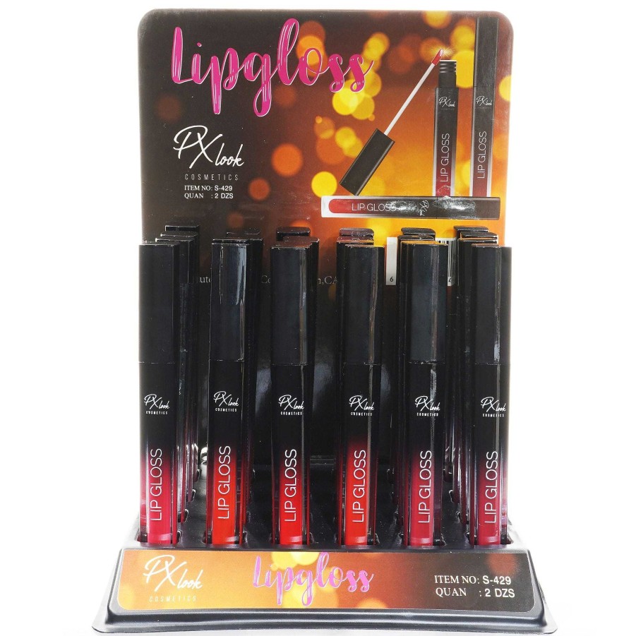 Prolux Brillos | Brillo De Labios Px Look - Venta Al Por Mayor Display 24 Unidades (S-429)