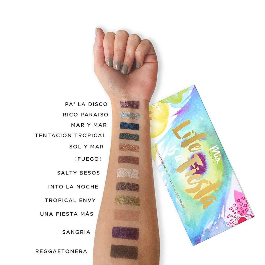 Mia Del Mar Paletas | Paleta De Sombras Life Is A Fiesta Mia Del Mar - Venta Al Por 6 Unidades (Sp02)