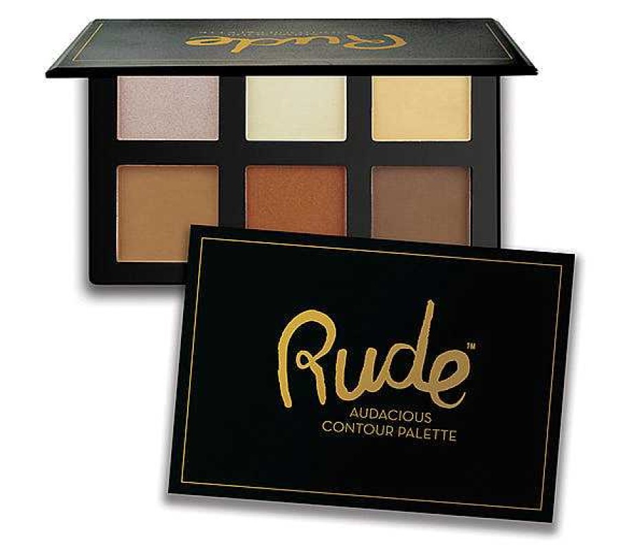 Rude Cosmetics Contorno | Paleta Contorno Audacious Rude Cosmetics - Venta Al Por Mayor Pack 4 Unidades (Rc-65547)