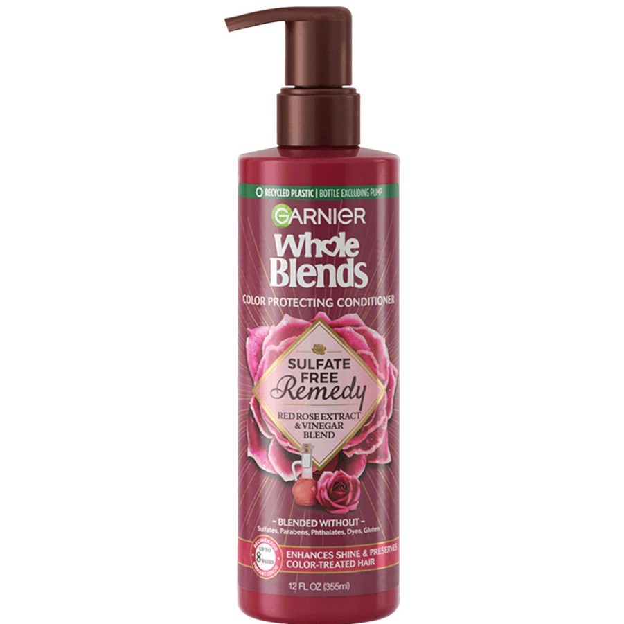 Garnier Cuidado Del Cabello | Acondicionador Protector Del Color Con Extracto De Rosa Roja Garnier - Venta Al Por Mayor 6 Unidades (K50099)