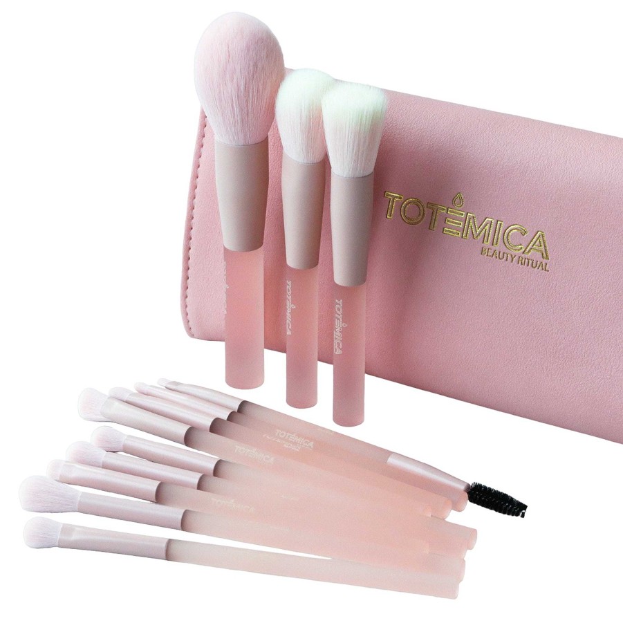 Totemica Brochas | Brochas De Maquillaje Tot Mica - Venta Al Por Mayor 2 Kits (Tbr23-A8)